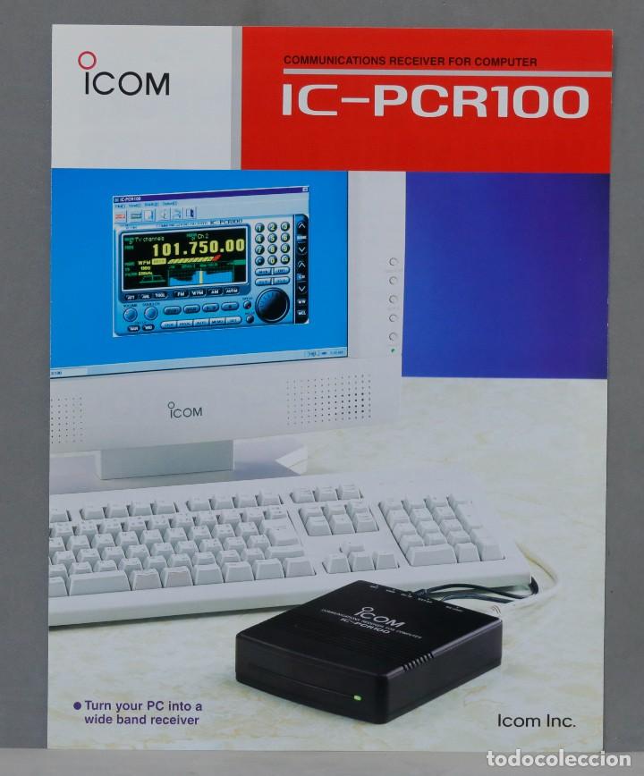 Radios antiguas: MANUAL. IC-PCR100 COMUNICATIONS RECEIVER FOR COMPUTER - Foto 1
