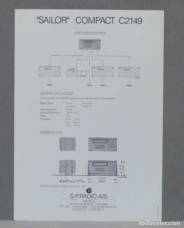 Radios antiguas: MANUAL. SAILOR COMPACT GH SSB PROGRAMME - Foto 2