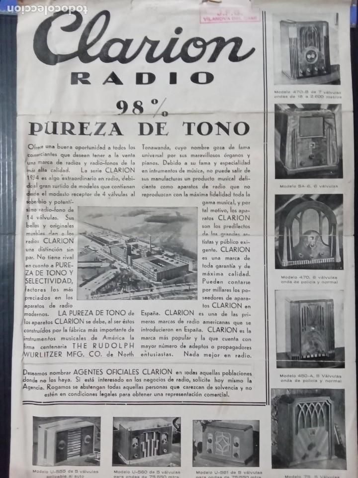 Radios antiguas: Radios Clarion. - Foto 1