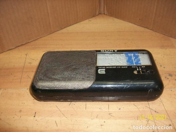 Radios antiguas: RADIO SONY- MODELO ICF 350 W- FUNCIONA - Foto 1