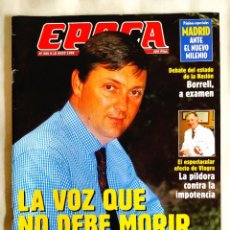 Radios antiguas: 1998 - REVISTA ÉPOCA: MUERTE DE ANTONIO HERRERO - ANTENA 3 RADIO Y COPE