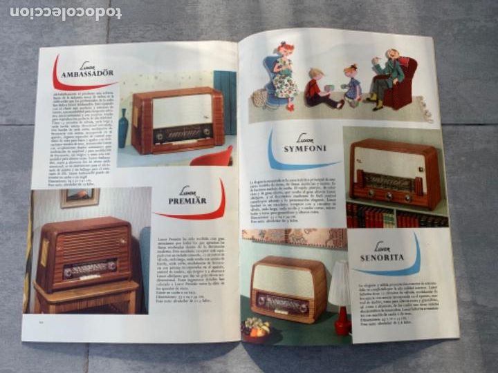Radios antiguas: CATALOGO RADIOS LUXOR 1956 - Foto 6