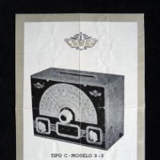 Radios antiguas: PUBLICIDAD GENERADOR DE SEÑALES OSCILADOR ERMSA, TIPO C, MODELO S-3. AÑOS 50. EQUIPO RADIO. Lote 326710698