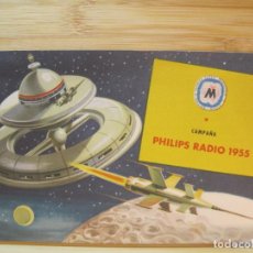Radios antiguas: CAMPAÑA PHILIPS RADIO 1955-CATALOGO PUBLICIDAD-VER FOTOS-(K-6223). Lote 327210993