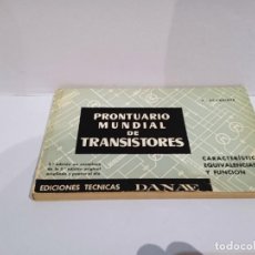 Radios antiguas: PRONTUARIO MUNDIAL DE TRANSISTORES