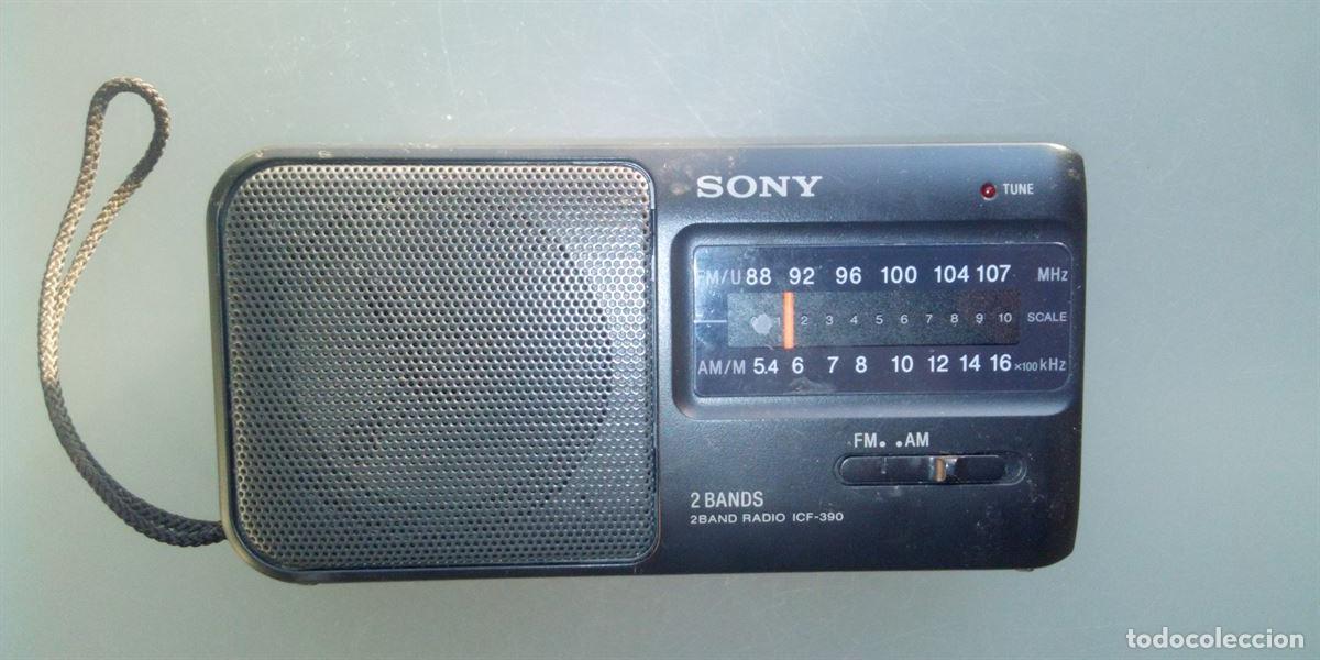 radio pequeña sony icf-390 - Compra venta en todocoleccion