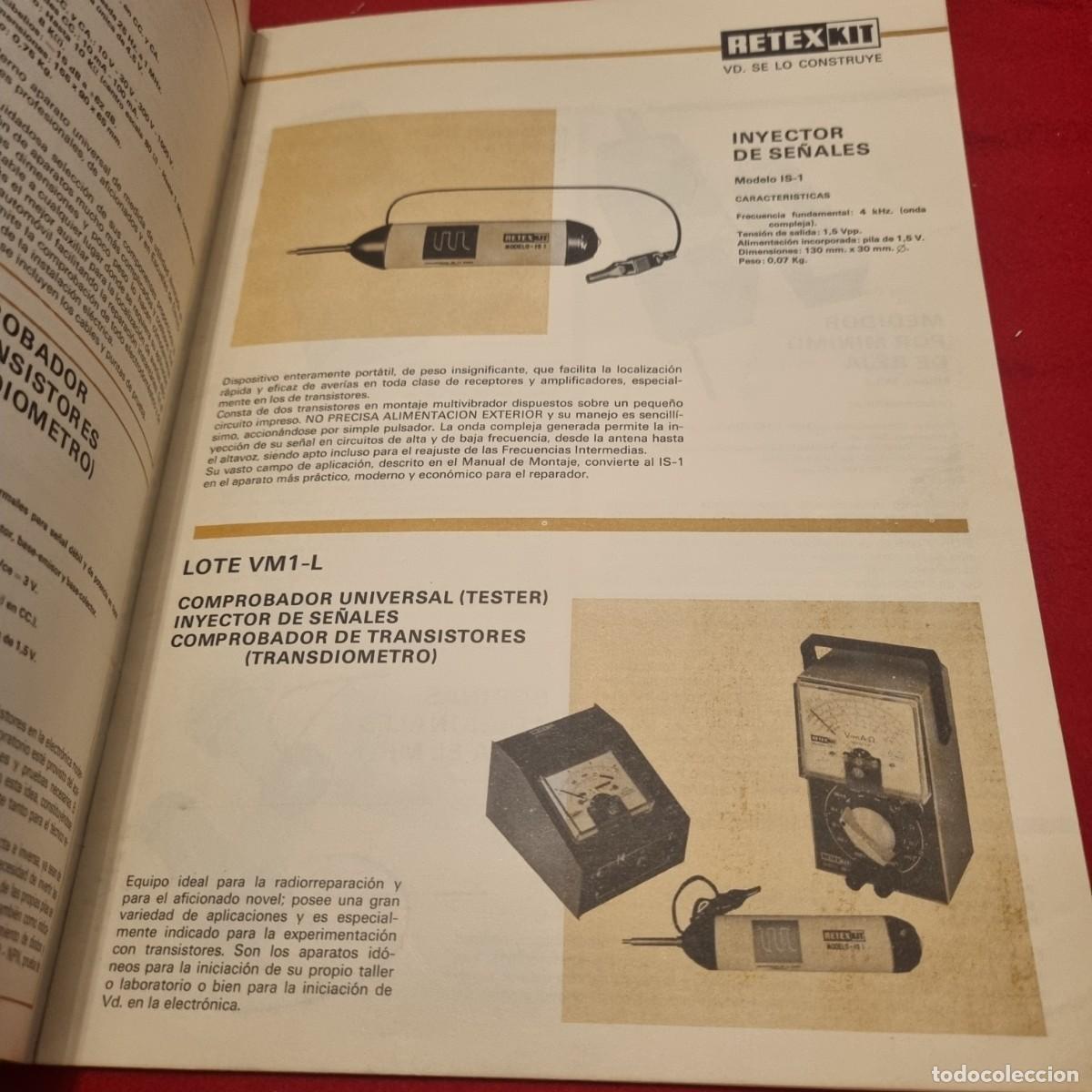 Radios antiguas: RETEXKIT CATALOGO GENERAL N. 11 - Foto 5