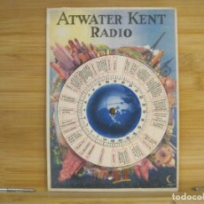 Radios antiguas: ATWATER KENT RADIO-PUBLICIDAD ANTIGUA MOVIBLE GIRATORIA-VER FOTOS-(K-8996). Lote 394166134
