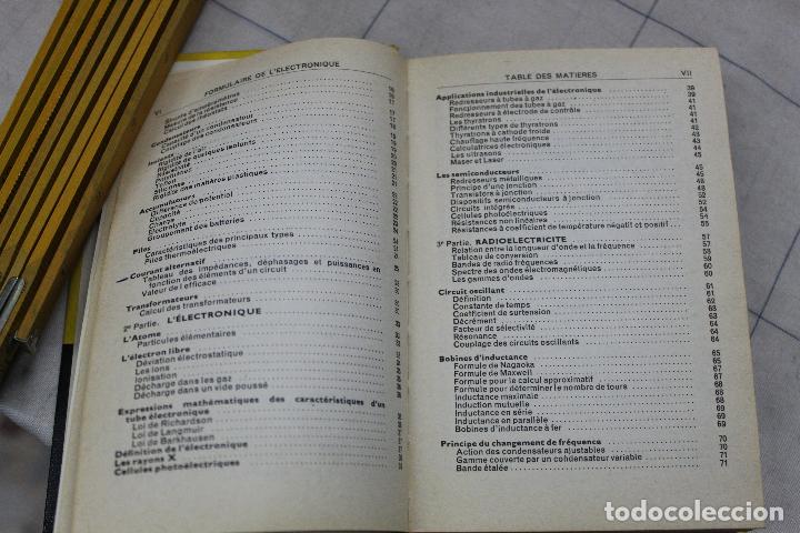 Radios antiguas: libro formulario de electronica - Foto 5