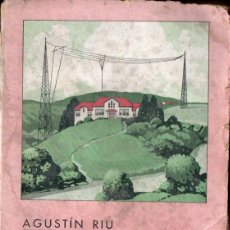 Radios antiguas: AGUSTÍN RIU : RADIO CIENCIA (CATALONIA, 1932). Lote 401159704
