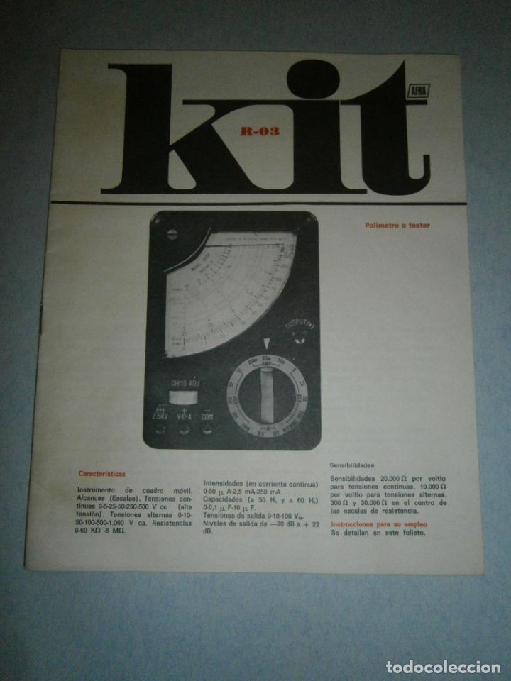 Radios antiguas: ANTIGUA DOCUMENTACION CURSO AFHA - Foto 1