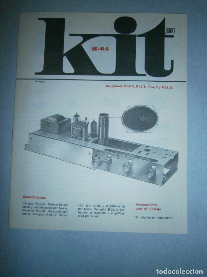 Radios antiguas: ANTIGUA DOCUMENTACION CURSO AFHA - Foto 1