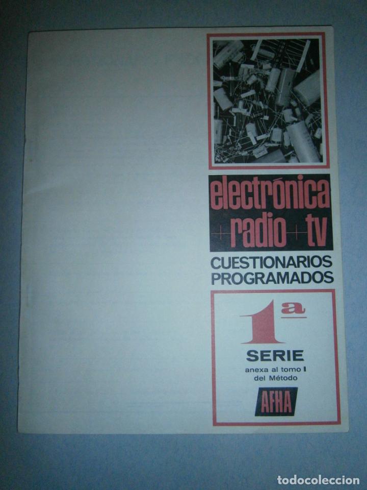 Radios antiguas: ANTIGUA DOCUMENTACION CURSO AFHA - Foto 1