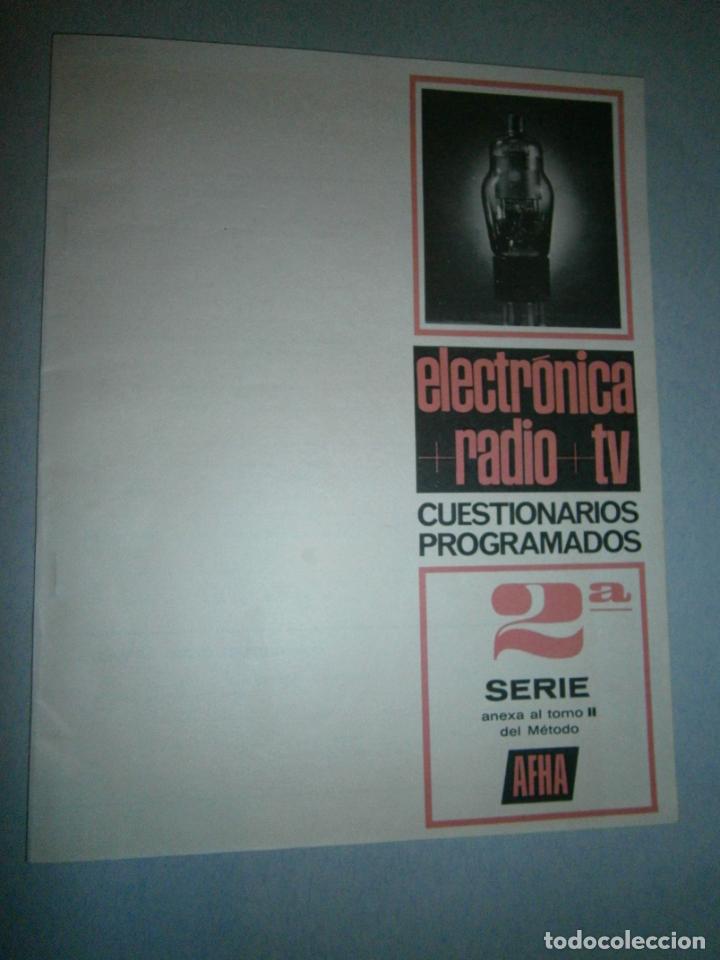 Radios antiguas: ANTIGUA DOCUMENTACION CURSO AFHA - Foto 1