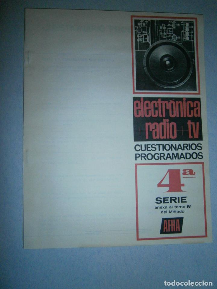 Radios antiguas: ANTIGUA DOCUMENTACION CURSO AFHA - Foto 1