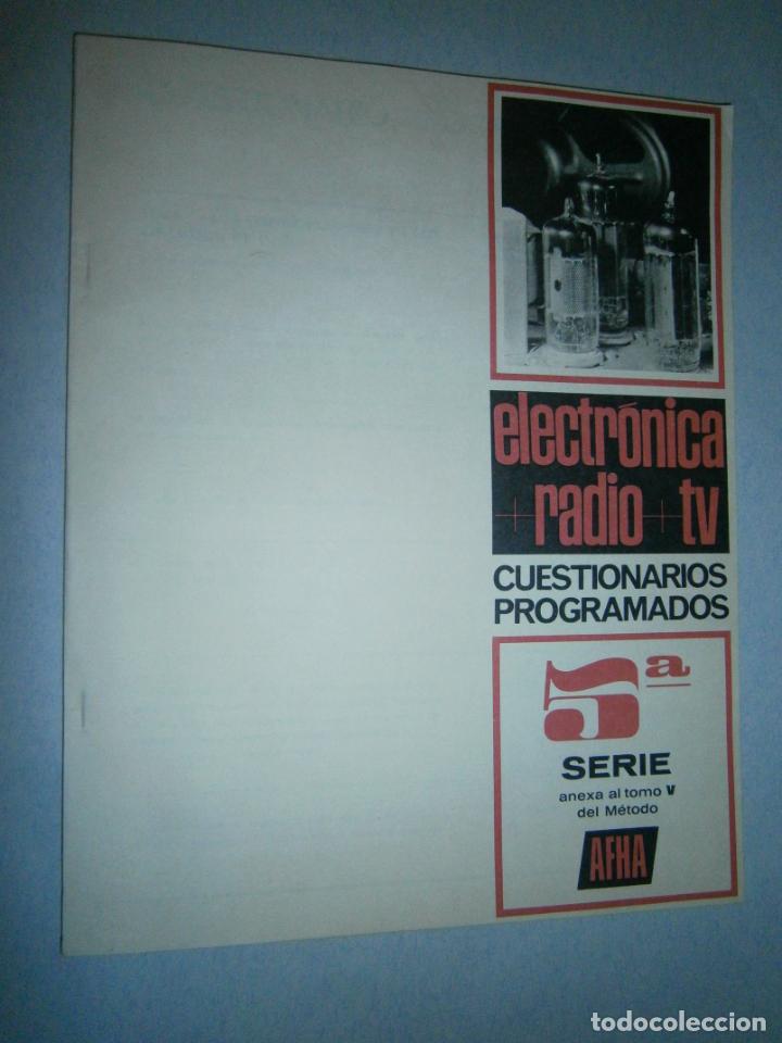 Radios antiguas: ANTIGUA DOCUMENTACION CURSO AFHA - Foto 1
