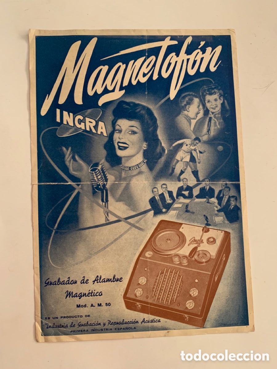 Radios antiguas: Catalogo magnetof&oacute;n ingra - Foto 1