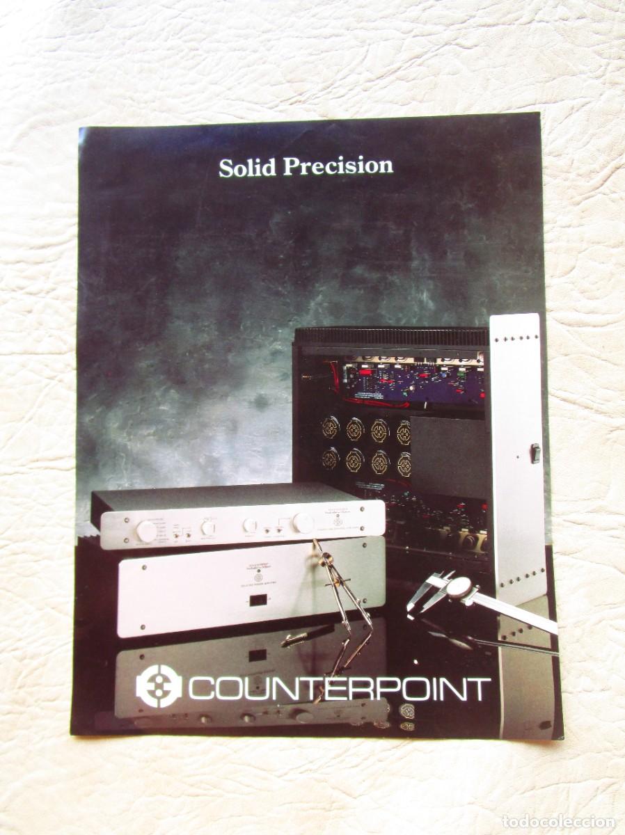 Radios antiguas: antiguo catalogo counterpoint solid precision etapa de potencia - Foto 1