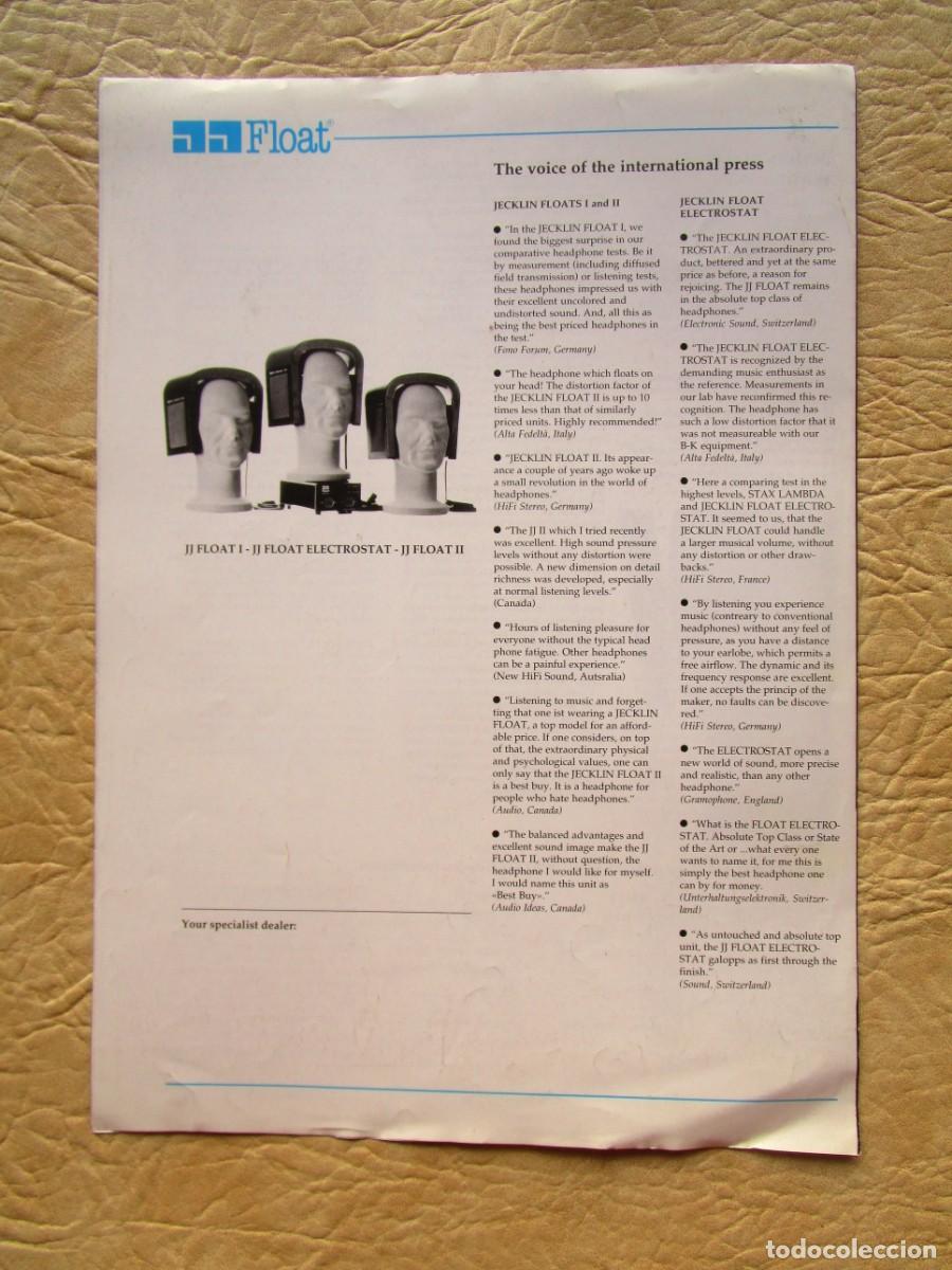Radios antiguas: antiguo catalogo auriculares float en ingles - Foto 3