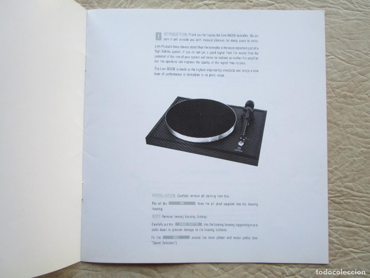 Radios antiguas: antiguo catalogo manual tocadiscos linn basik - Foto 2