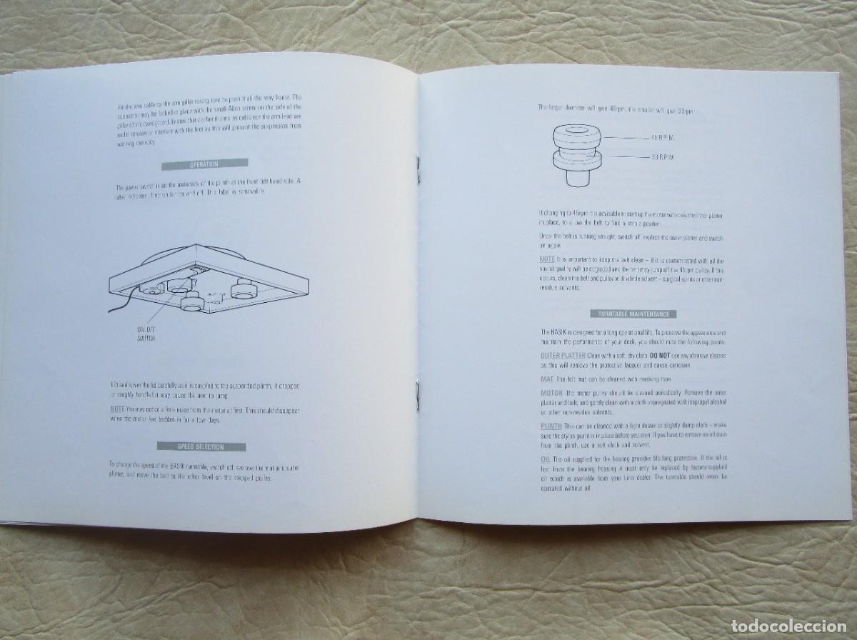 Radios antiguas: antiguo catalogo manual tocadiscos linn basik - Foto 4