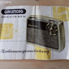 Radios antiguas: GRUNDIG.DRUCKTASTEN-BOY 56
