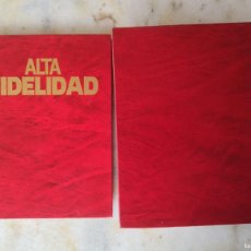 Radios antiguas: ALTA FIDELIDAD-4 TOMOS-EDICIONES NUEVA LENTE-PORTES TC 8.99