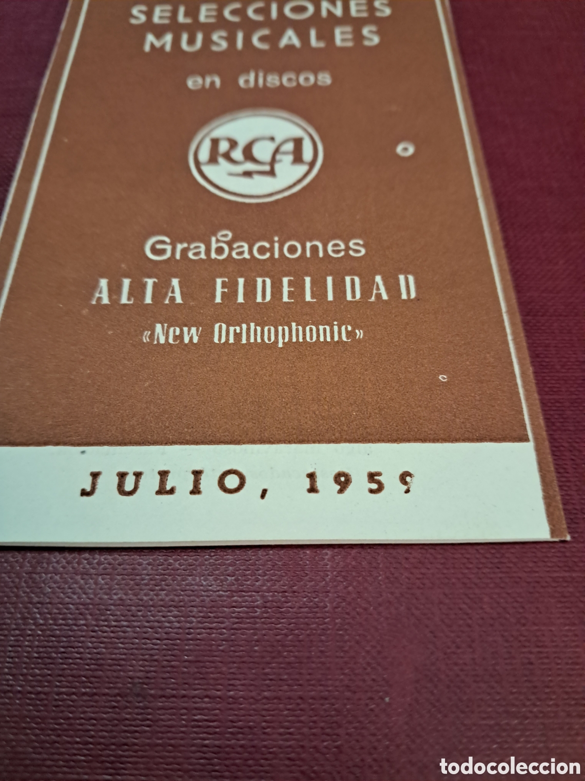 Radios antiguas: Discos RCA Espa&ntilde;ola 1959 - Foto 4