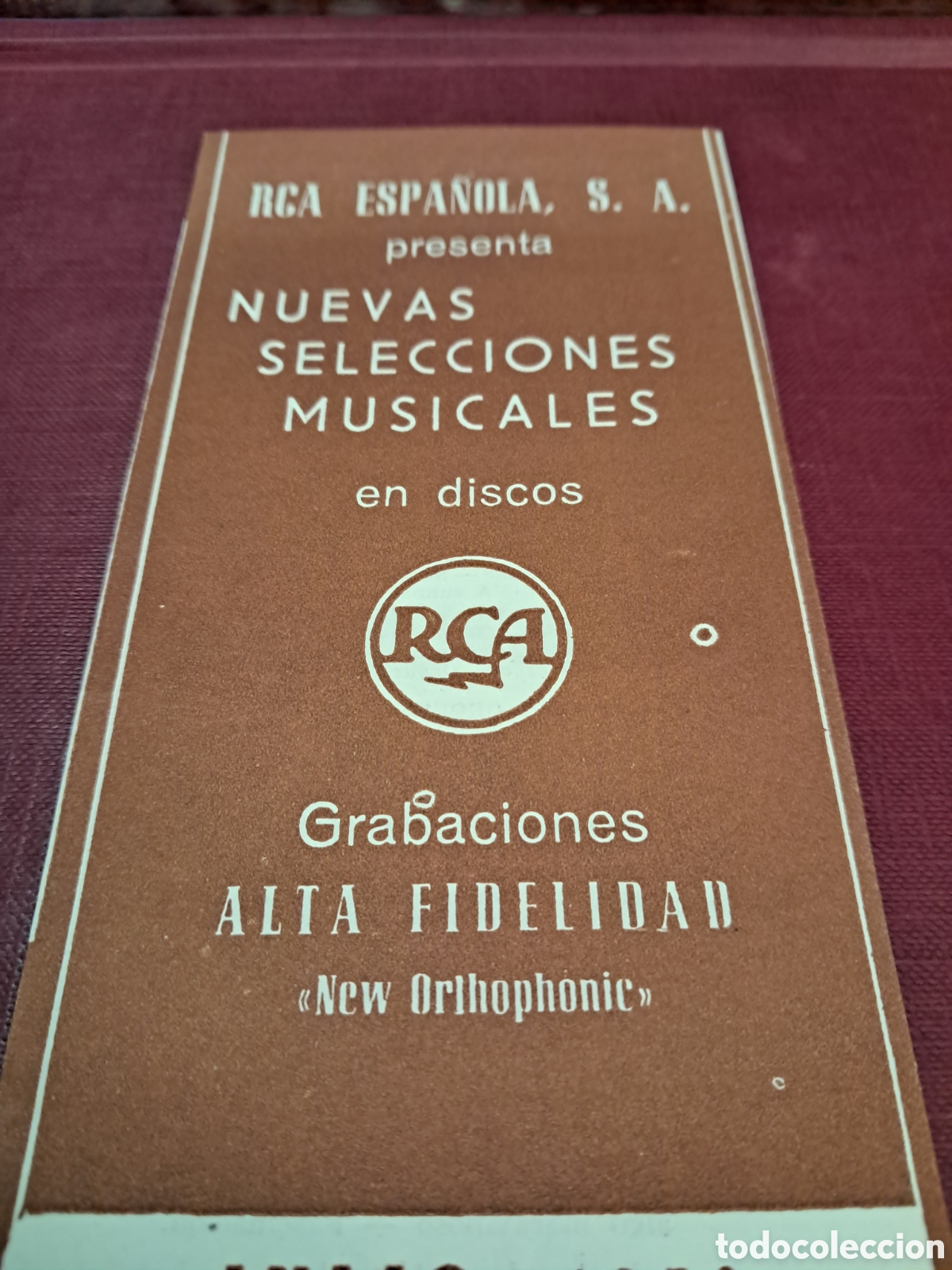 Radios antiguas: Discos RCA Espa&ntilde;ola 1959 - Foto 5