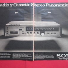 Radios antiguas: PUBLICIDAD 1978 - REF: TRI_04_PUB -LEEINT- SONY RADIO CASSETTE HST-79 HI FI ALTA FIDELIDAD