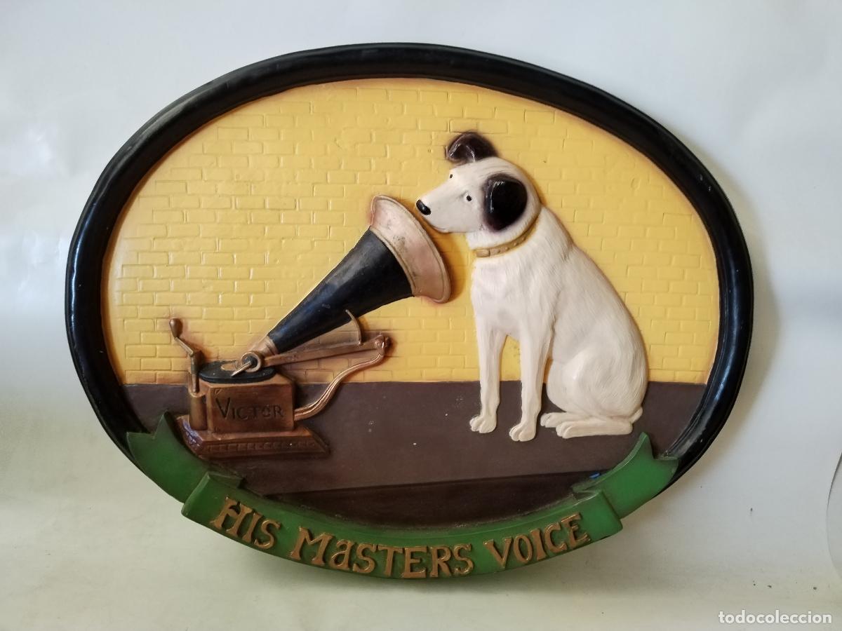 Radios antiguas: cuadro victor his masters voice - Foto 1