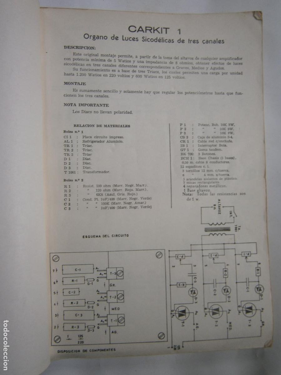 Radios antiguas: ESQUEMAS DE CARKIT --- - Foto 2