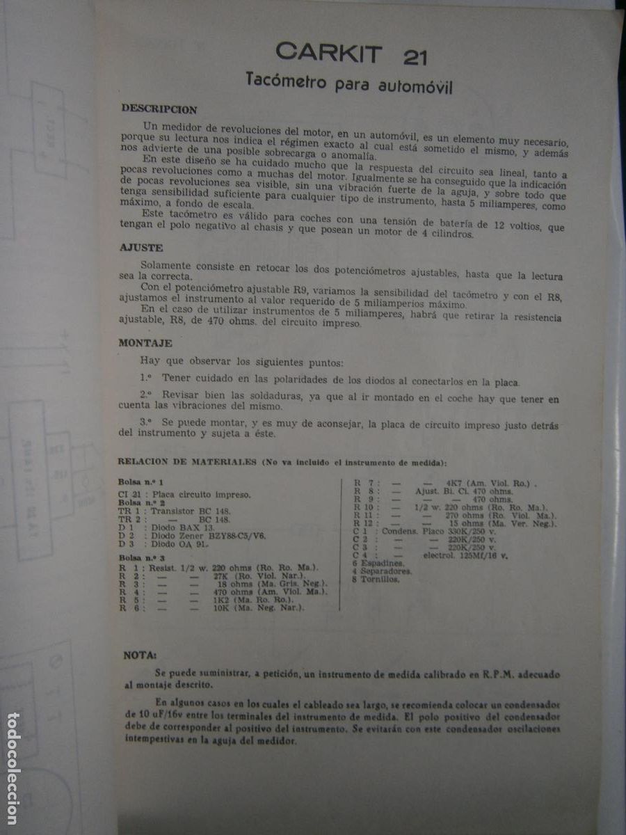 Radios antiguas: ESQUEMAS DE CARKIT --- - Foto 3