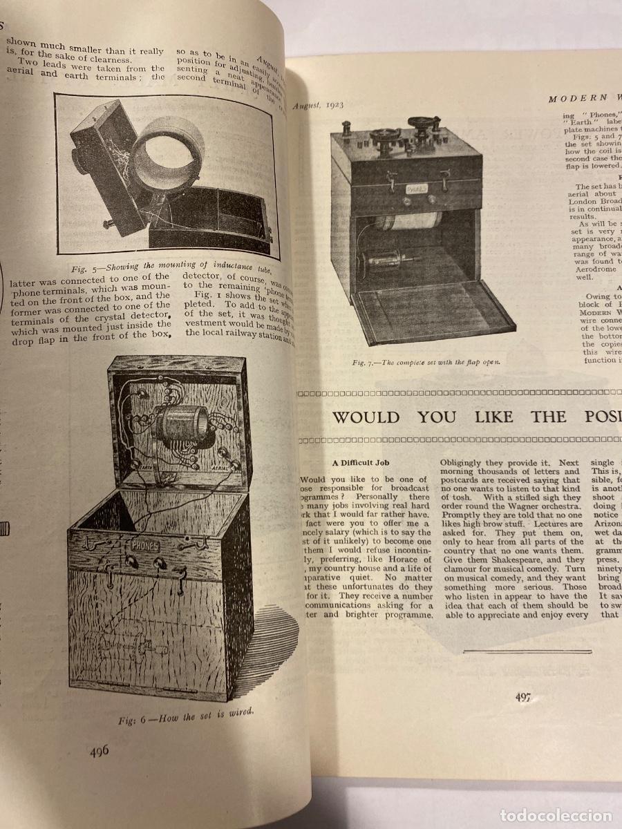 Radios antiguas: MODERN WIRELESS N&ordm; 7 AUGUST 1923 - Foto 6