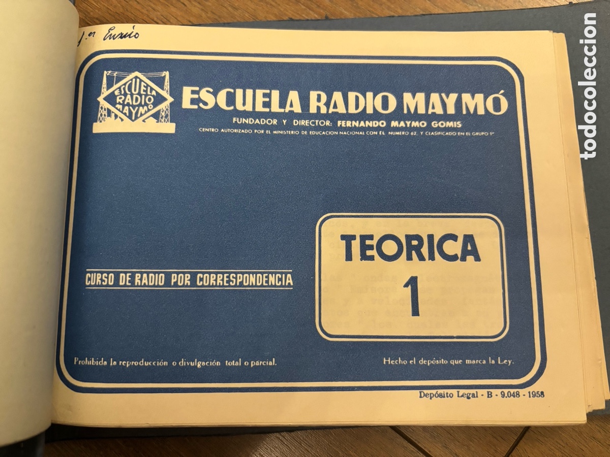 Radios antiguas: Curso radio Maymo, varios - Foto 1