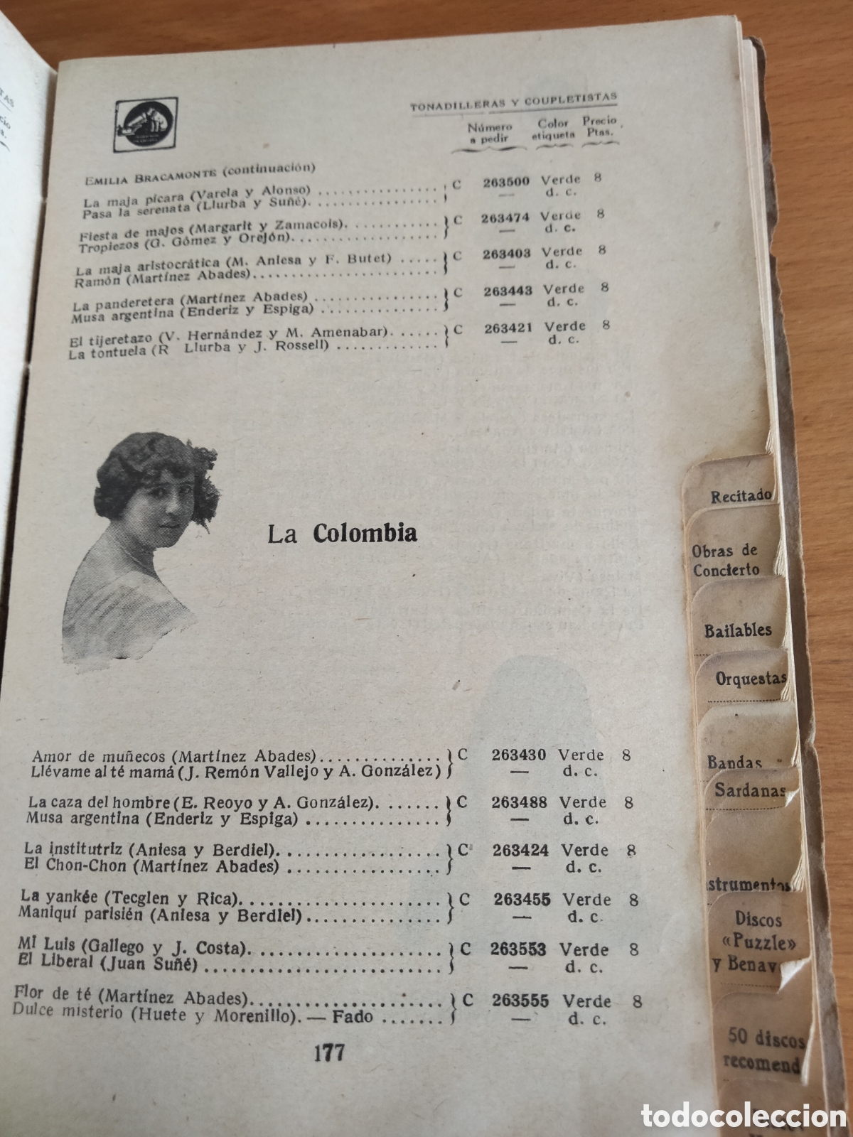 Radios antiguas: Cat&aacute;logo de discos Marca Gram&oacute;fono, Junio 1917 - Foto 5