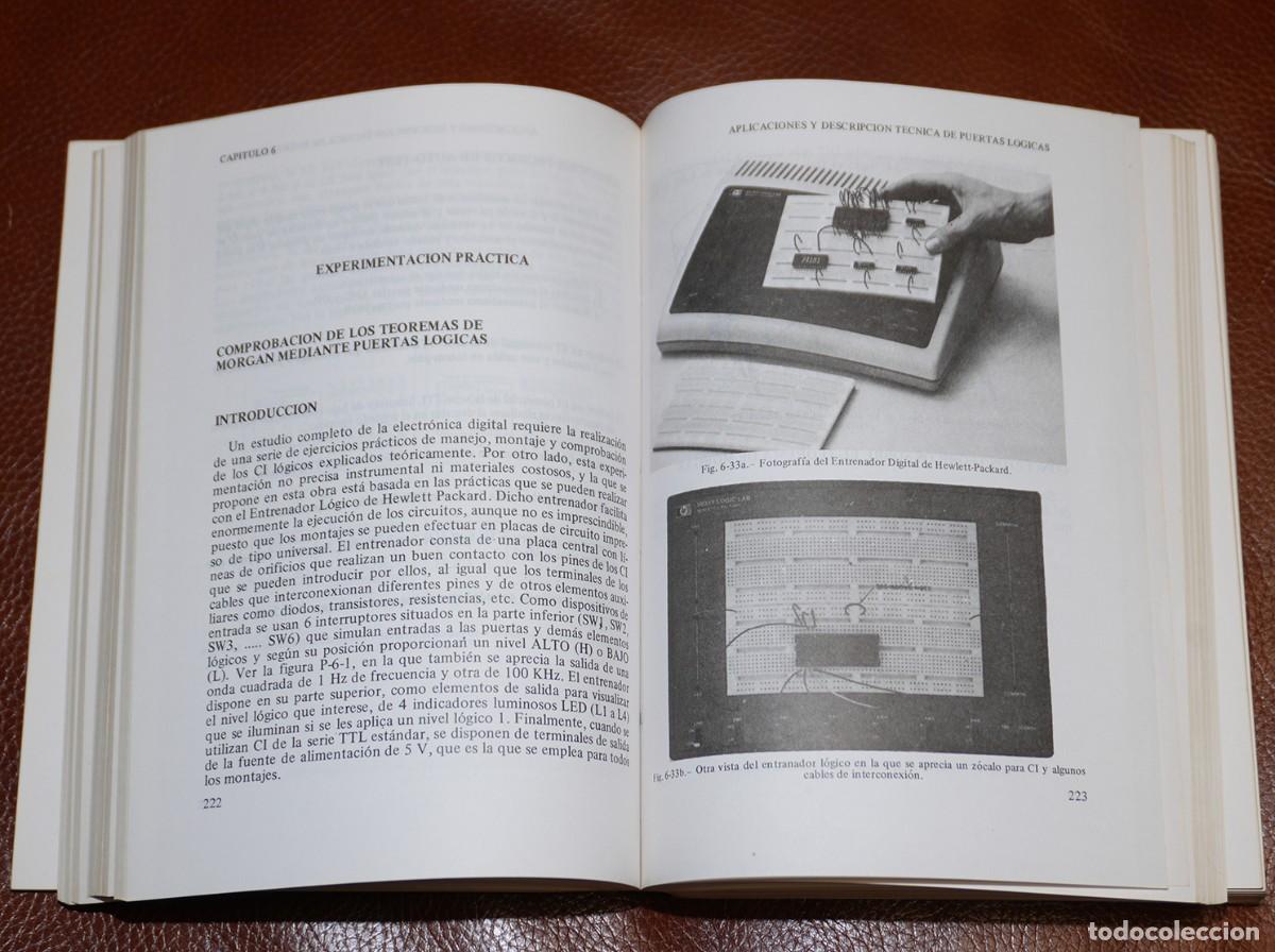 Radios antiguas: LIBRO - ELECTRONICA DIGITAL MODERNA - EDITORIAL PARANINFO - Foto 4