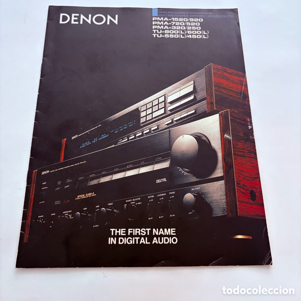 Radios antiguas: catalogo de 1988 amplificador denon pma 1520 920 720 520 320 250 tu 800 l 600 550 450