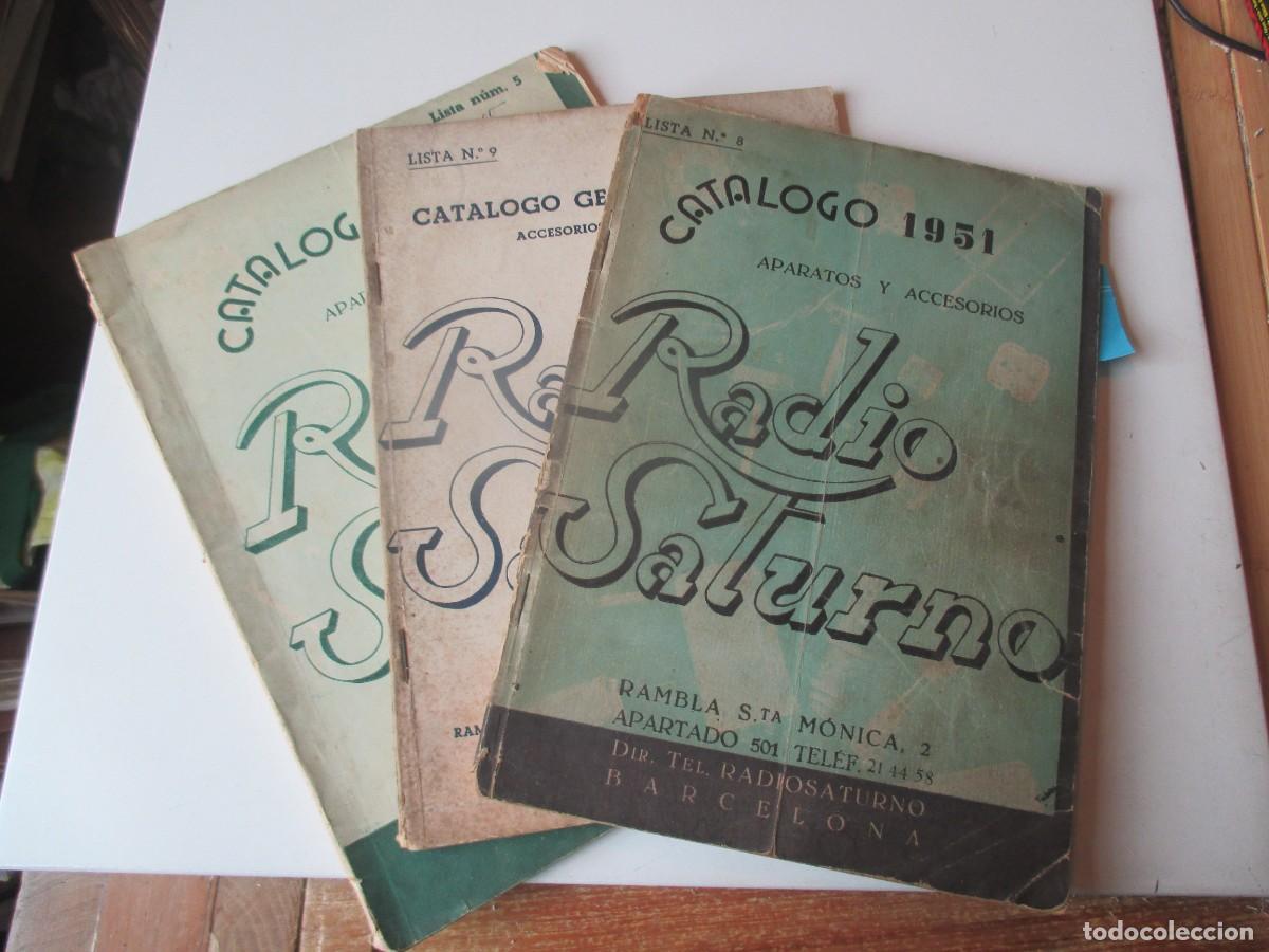 Radios antiguas: Cat&aacute;logo Radio Saturno 1945-46 , 1951 , y 1953-54 W40044