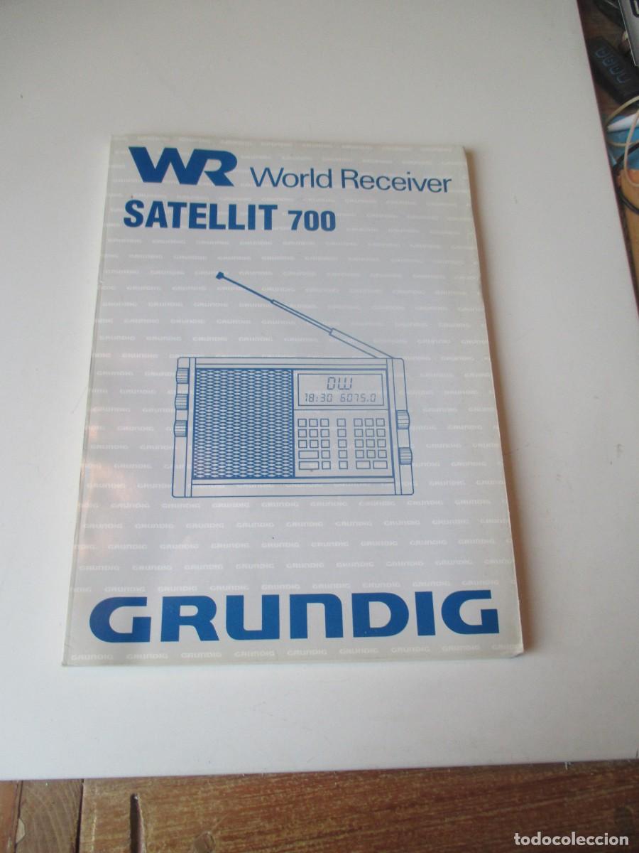 Radios antiguas: GRUNDIG WR World Receiver Satellit 700 ( varios idiomas) W40073