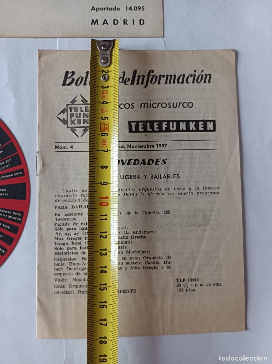 Radios antiguas: TARJETAS DE PUBLICIDAD TELEFUNKEN - Foto 2
