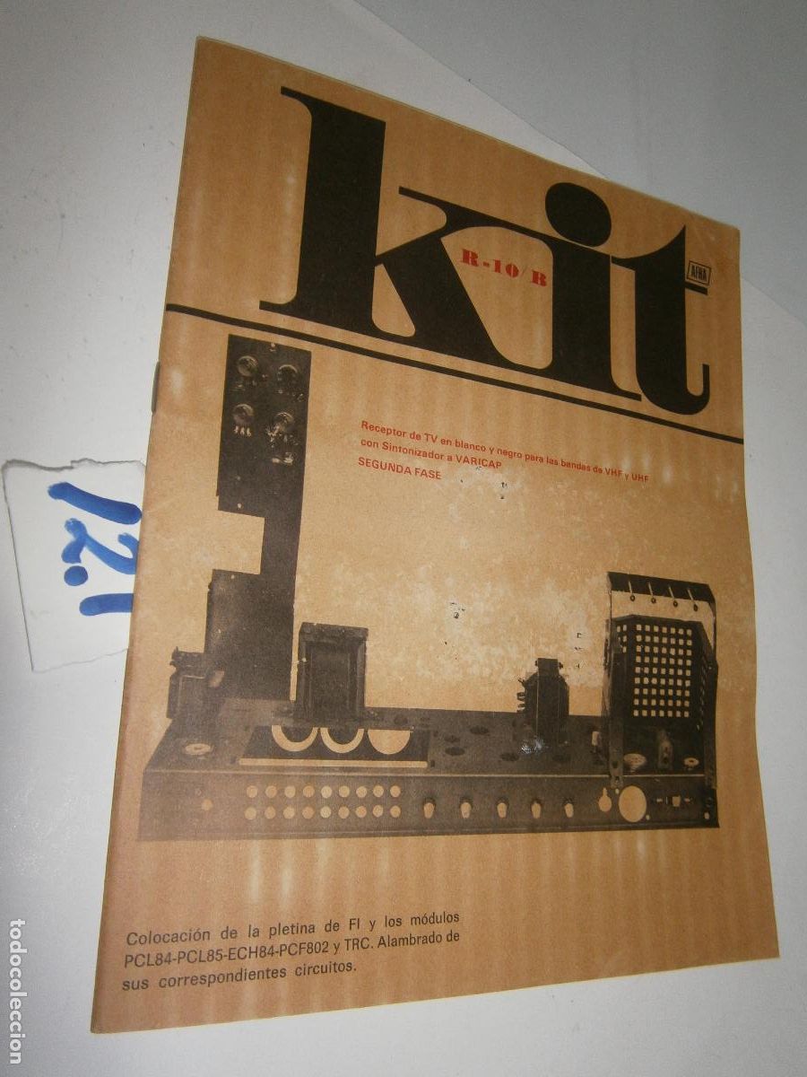 Radios antiguas: ANTIGUO LIBRO DE RADIO - KIT R-10/B
