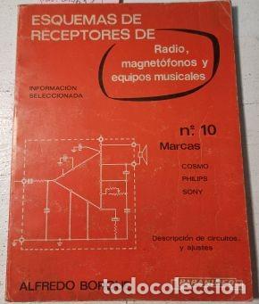 Radios antiguas: ESQUEMARIO DE RECEPTORES DE RADIO , MAGNETOFONOS Y EQUIPOS DE MUSICA N&ordm; 10 - PARANINFO