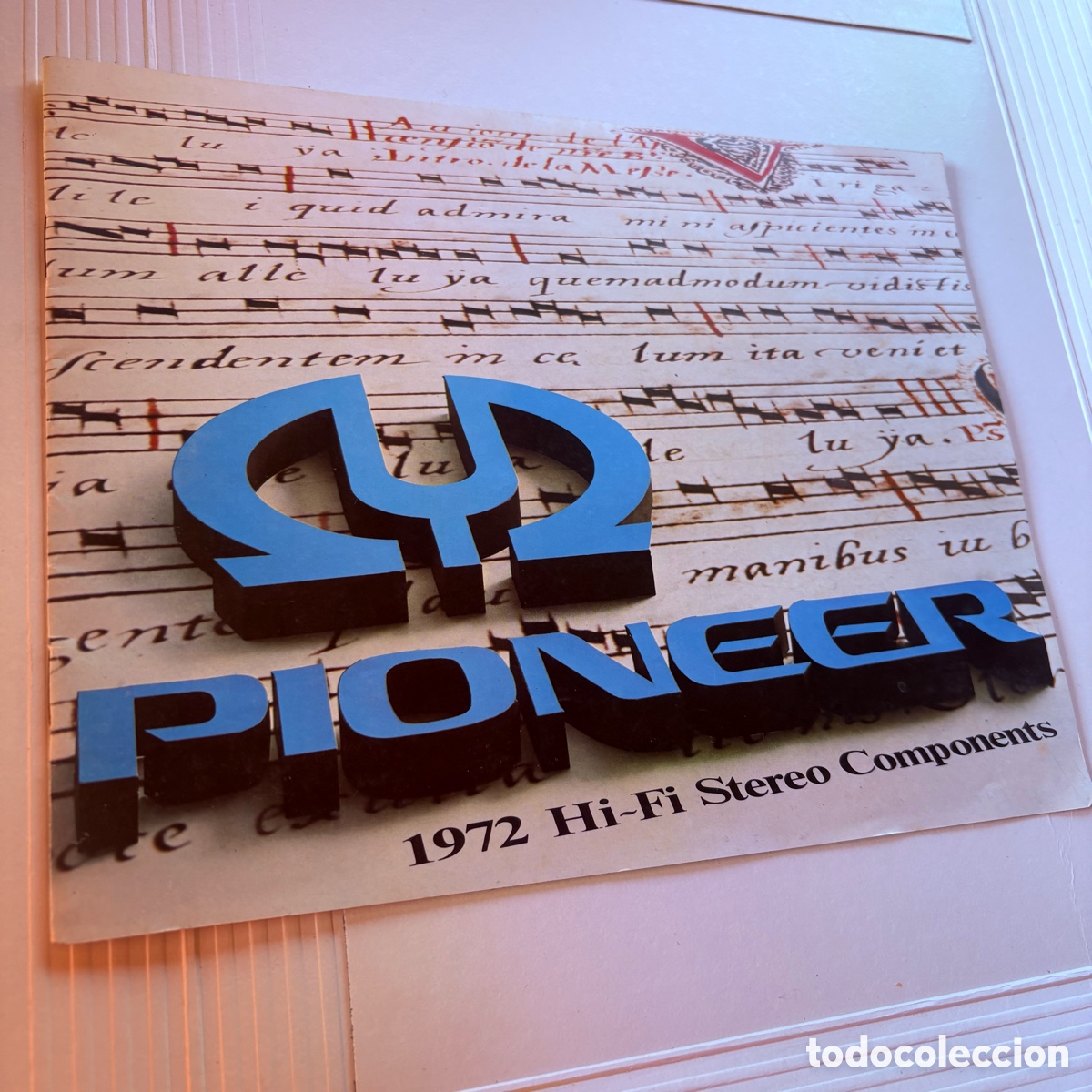 Radios antiguas: Catalogo de 1972 amplificador tocadiscos hi-fi pioneer