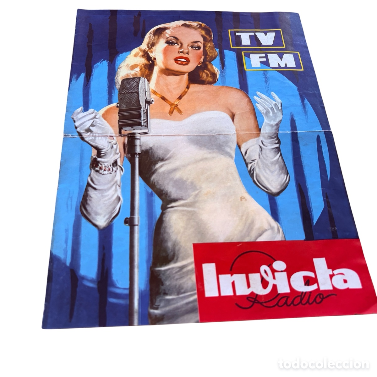 Radios antiguas: Catalogo a&ntilde;os 50 invicta radio tocadiscos tv