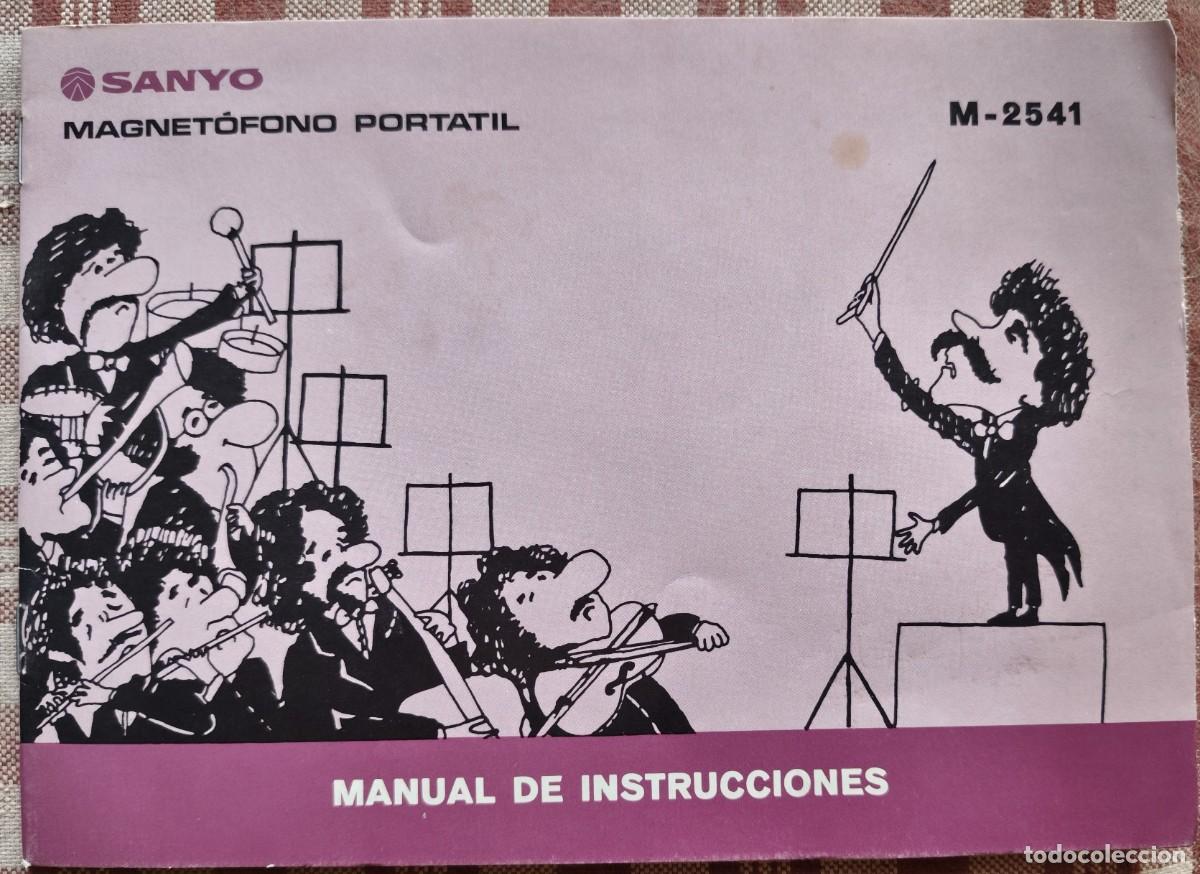 Radios antiguas: Sanyo M - 2541 Manual de Instrucciones 1980