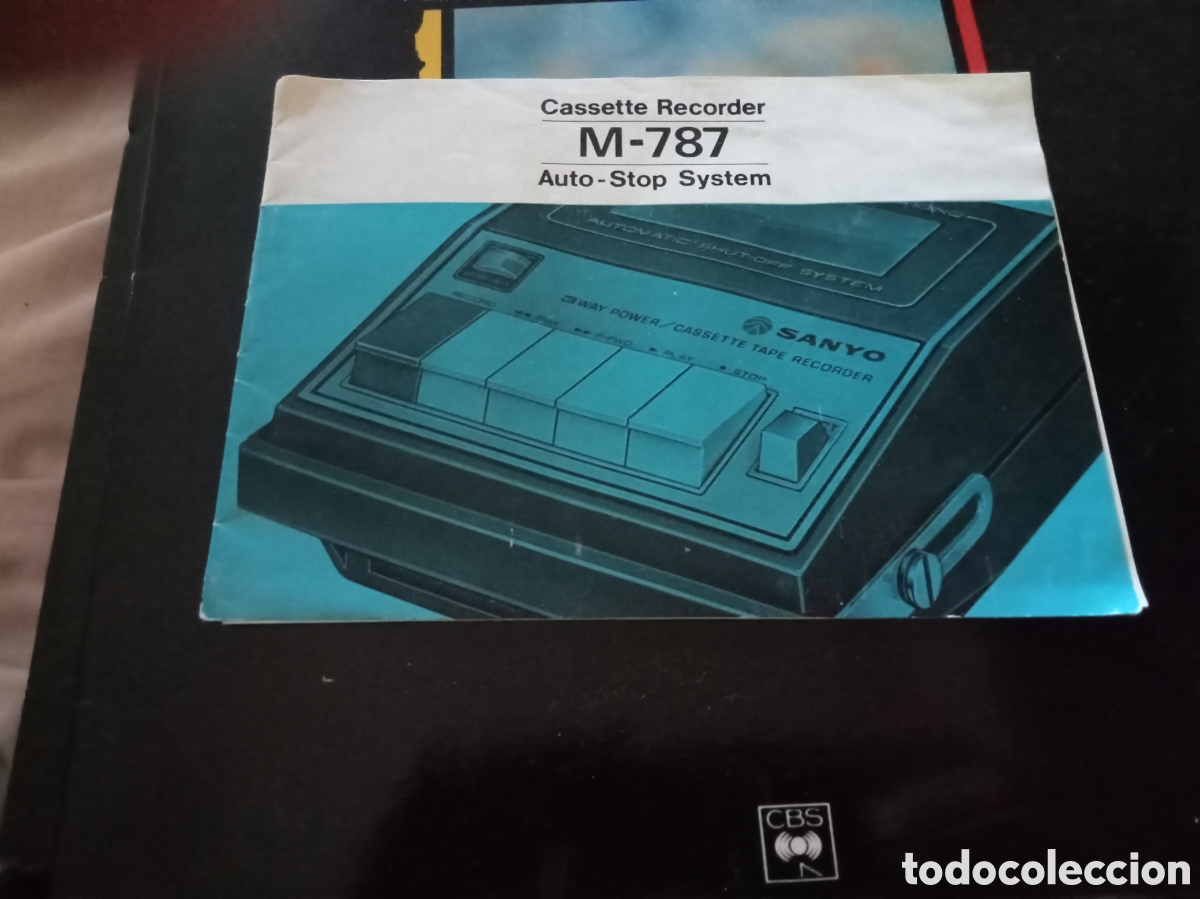 Radios antiguas: Sanyo M787 manual de instrucciones