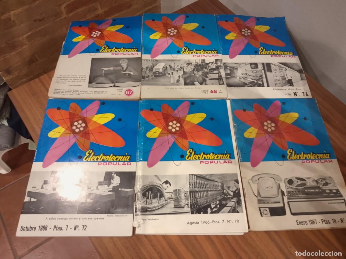 Radios antiguas: Lote 46 revistas electrotecnia popular