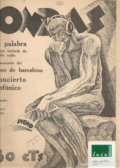 Radios antiguas: REVISTA DE RADIO ONDAS, Madrid , 10 enero 1931, lista de estaciones europeas,