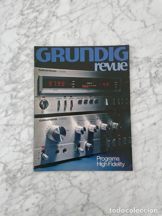 Radio antiche: CATALOGO GRUNDIG REVUE HI-FI ALTA FIDELIDAD - 1980